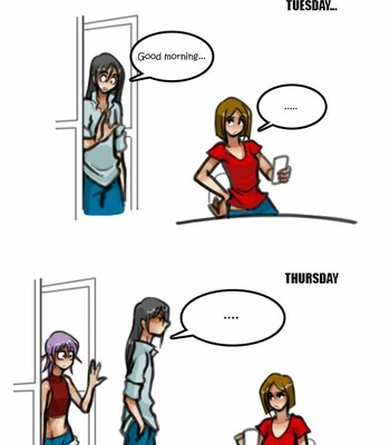Living with HipsterGirl and GamerGirl Extras comic porn sex 193