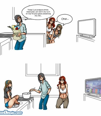 Living with HipsterGirl and GamerGirl Extras comic porn sex 209