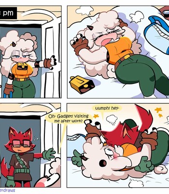 Lanolin x Gadget comic porn sex 13