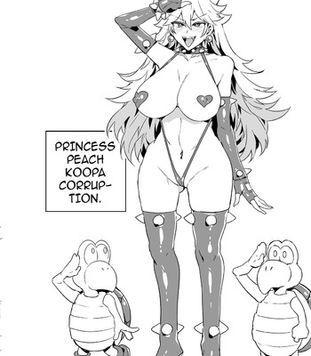 Kameochi Momohime Append! | Princess Peach Koopa Corruption Append! [Decensored] comic porn sex 55