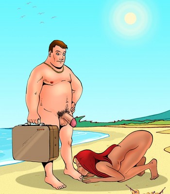 Bond-Adventures at the beach  comic porn sex 13