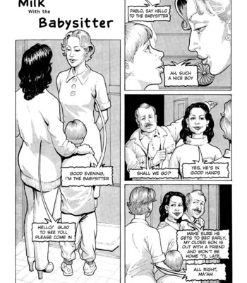 Porn Comics - Milk With The Babysitter