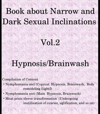 Book about Narrow and Dark Sexual Inclinations Vol.2 Hypnosis/Brainwash comic porn thumbnail 001