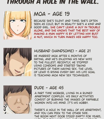Otto Mochi no Gyaru to Kabeana Kara Sex | Sex With a Married Gyaru Through a Hole in The Wall comic porn sex 3