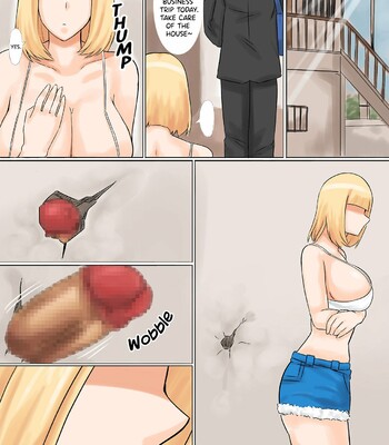 Otto Mochi no Gyaru to Kabeana Kara Sex | Sex With a Married Gyaru Through a Hole in The Wall comic porn sex 34