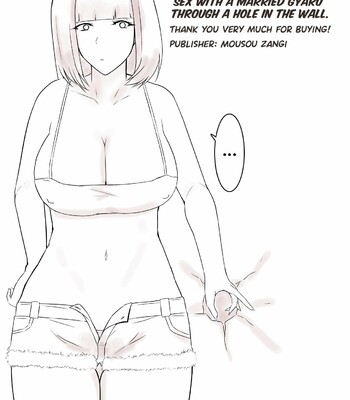 Otto Mochi no Gyaru to Kabeana Kara Sex | Sex With a Married Gyaru Through a Hole in The Wall comic porn sex 35