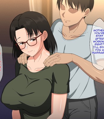 Passionate Sex with a Busty Mother with Glasses in a Small Room comic porn sex 7