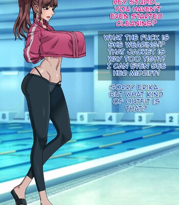 Cleaning Pool with Erika Kuramoto! [English] comic porn sex 4