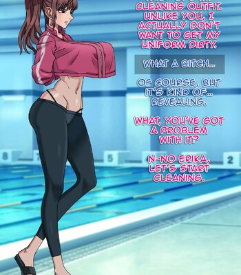 Cleaning Pool with Erika Kuramoto! [English] comic porn sex 5