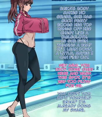 Cleaning Pool with Erika Kuramoto! [English] comic porn sex 6