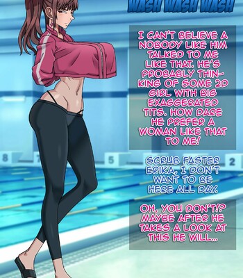 Cleaning Pool with Erika Kuramoto! [English] comic porn sex 33