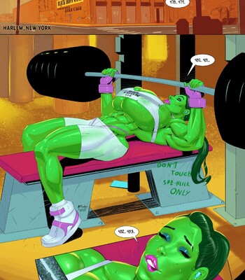 Porn Comics - She-Hulk Pumping Iron