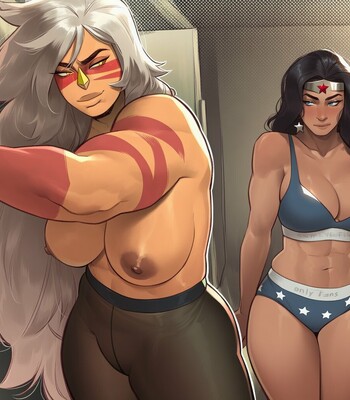 Wonder Woman and Jasper in the Love Hotel comic porn sex 5
