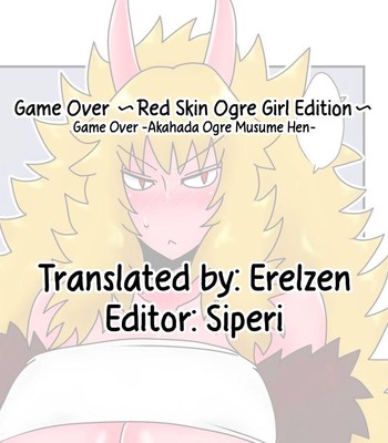 Game Over -Akahada Ogre Musume Hen- | Game Over 〜Red Skin Ogre Girl Edition〜 comic porn sex 13