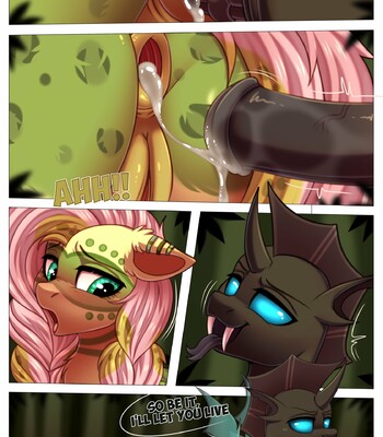 Fluttershy and changeling comic porn sex 8