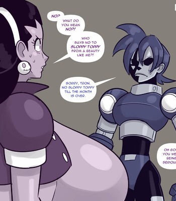 Megaman x Tron: No Nut November comic porn sex 2