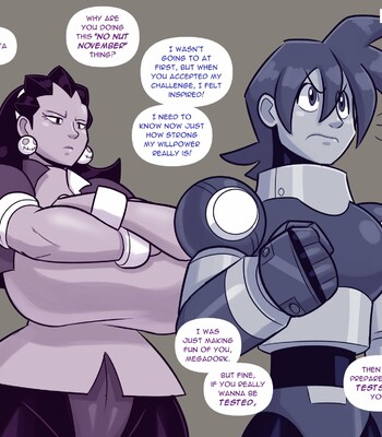 Megaman x Tron: No Nut November comic porn sex 5