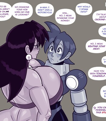 Megaman x Tron: No Nut November comic porn sex 14