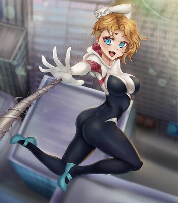 Porn Comics - Spider Gwen fucks the Spiderverse
