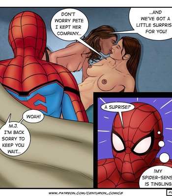 Spider-Man Cumming Home comic porn sex 12