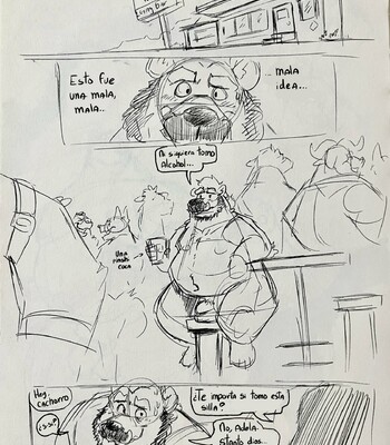 Porn Comics - Fling va a un bar