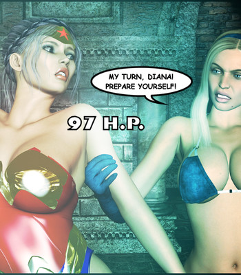 Wonder Woman vs Sue Storm comic porn sex 5