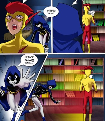 Raven Fucks Kid Flash comic porn sex 2