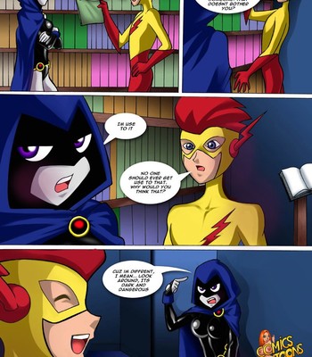 Raven Fucks Kid Flash comic porn sex 3