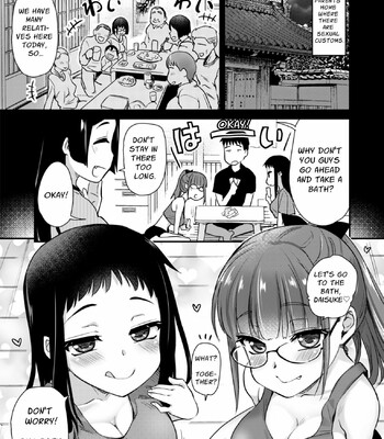 H na Fuushuu ga Aru Inaka de, Itoko to Gishi to Issho ni Ofuro ni Hairu Hanashi. | In A Countryside Village With An Odd Custom, I Bathe With My Step-Sisters. comic porn sex 5