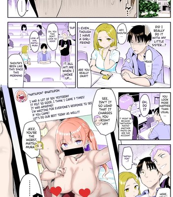 Moto InCha no Kyonyuu Yariman Imouto ga Erosugite, Onii-chan wa Mou…!! [Colorized] comic porn sex 39
