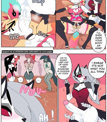 Loona x Queen Bee comic porn sex 6