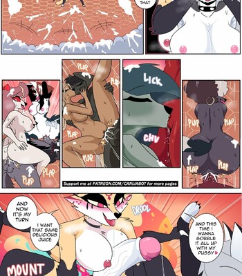 Loona x Queen Bee comic porn sex 9