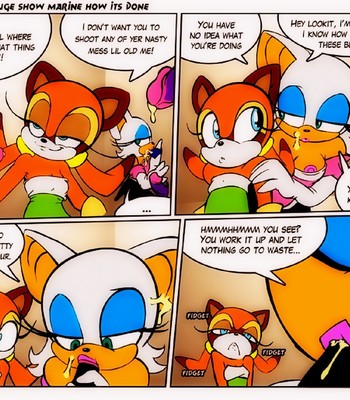 Sonic Sez: Rouge… Show Marine How It’s Done! comic porn sex 2