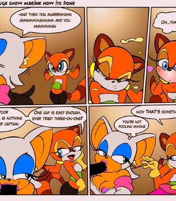 Sonic Sez: Rouge… Show Marine How It’s Done! comic porn sex 3