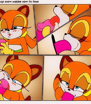Sonic Sez: Rouge… Show Marine How It’s Done! comic porn sex 4
