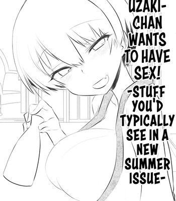 Uzaki-chan wa H Shitai! 2 comic porn sex 26