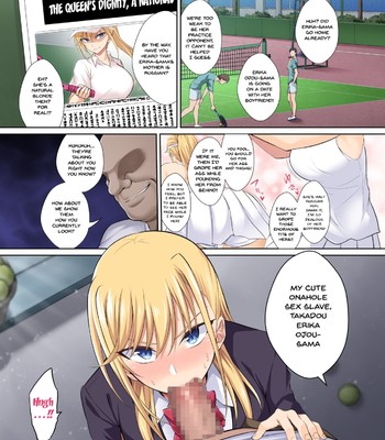 TenniCir no Joou ga Bihin no Chinpo Cleaner ni Otosareru Hanashi | A Story Of The Tennis Queen Falling Into Being Cock Cleaner comic porn sex 2