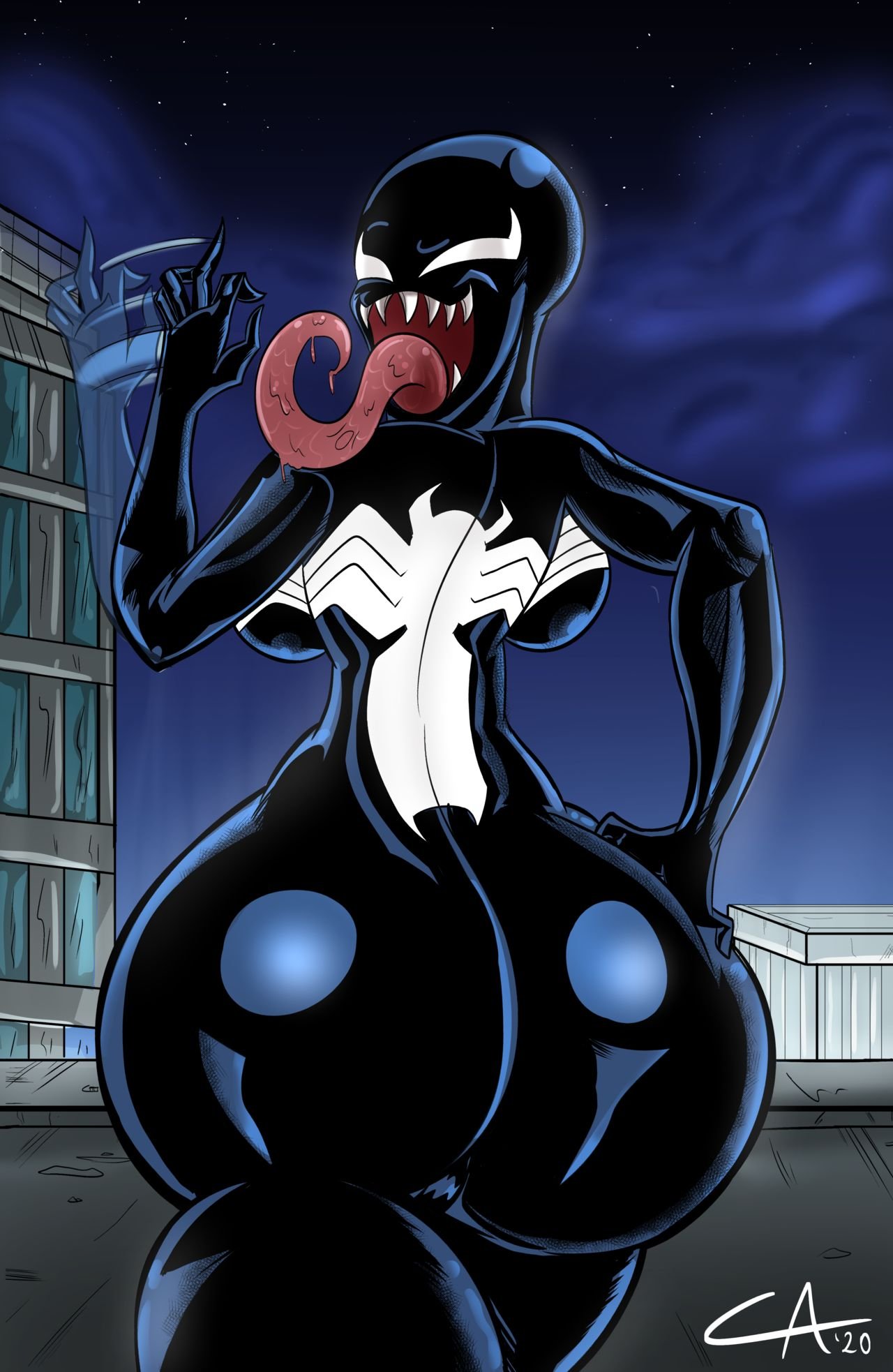 Female venom nudes