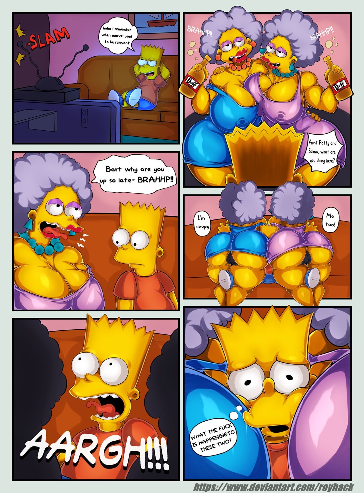 Patty and selma porn comic