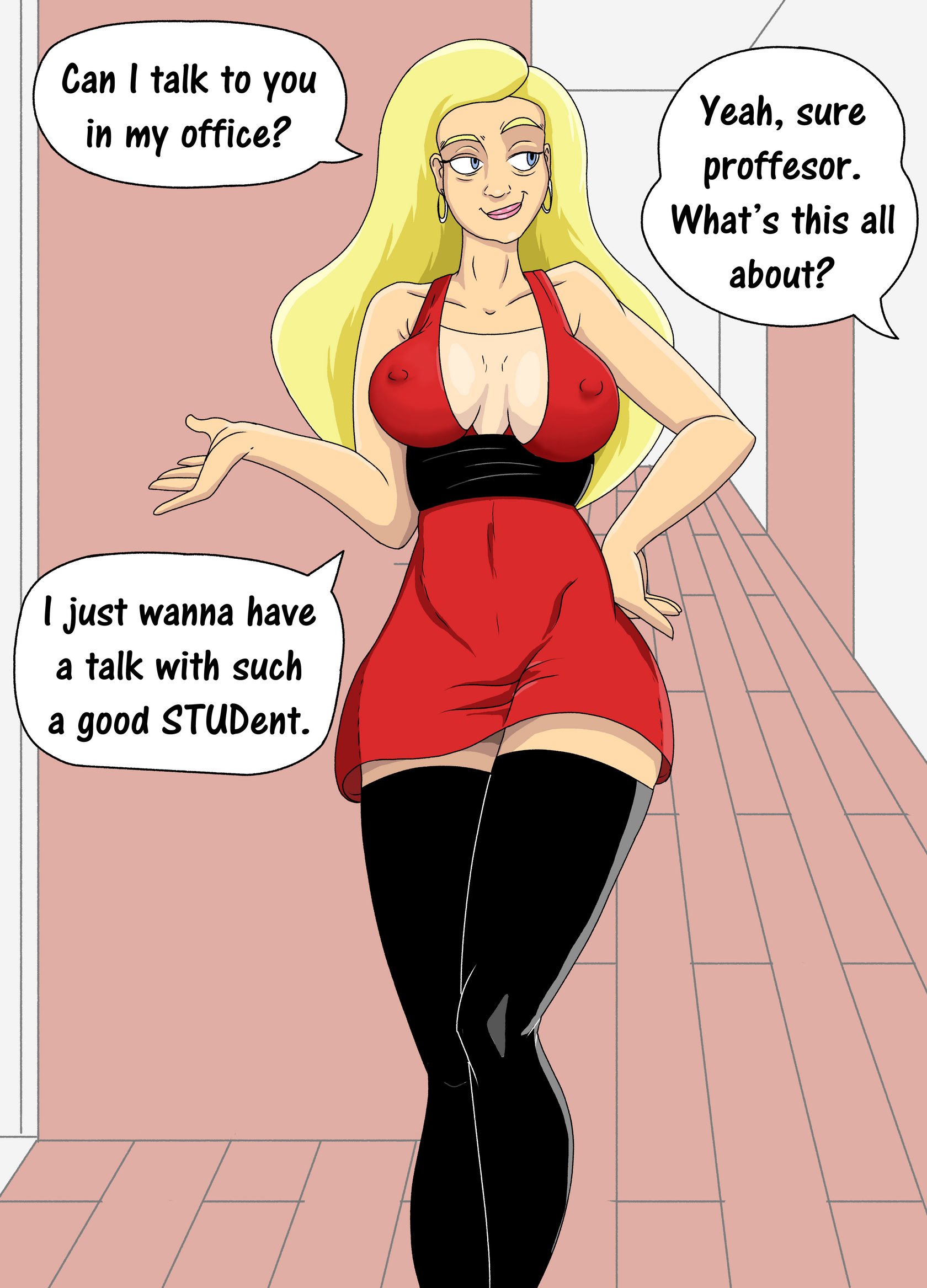 A professor and the STUDent (Short Comic) {Sir Ostrich Art} comic porn | HD  Porn Comics