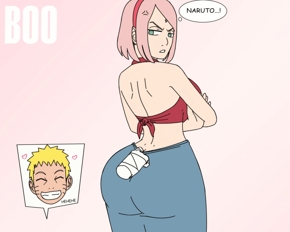 Cartoon Porn Tease Skirt - Teasing Sakura (Animated) comic porn - HD Porn Comics