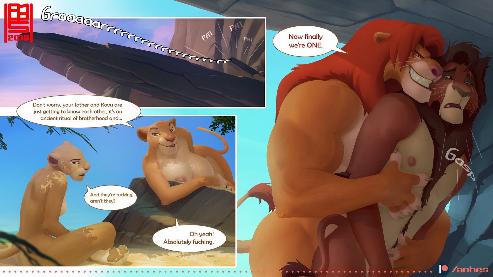 1680px x 945px - Anhes and Chicobo] The Lion King (Art Compilation) comic porn | HD Porn  Comics