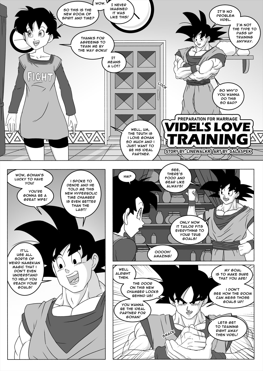 Videl hentai comic