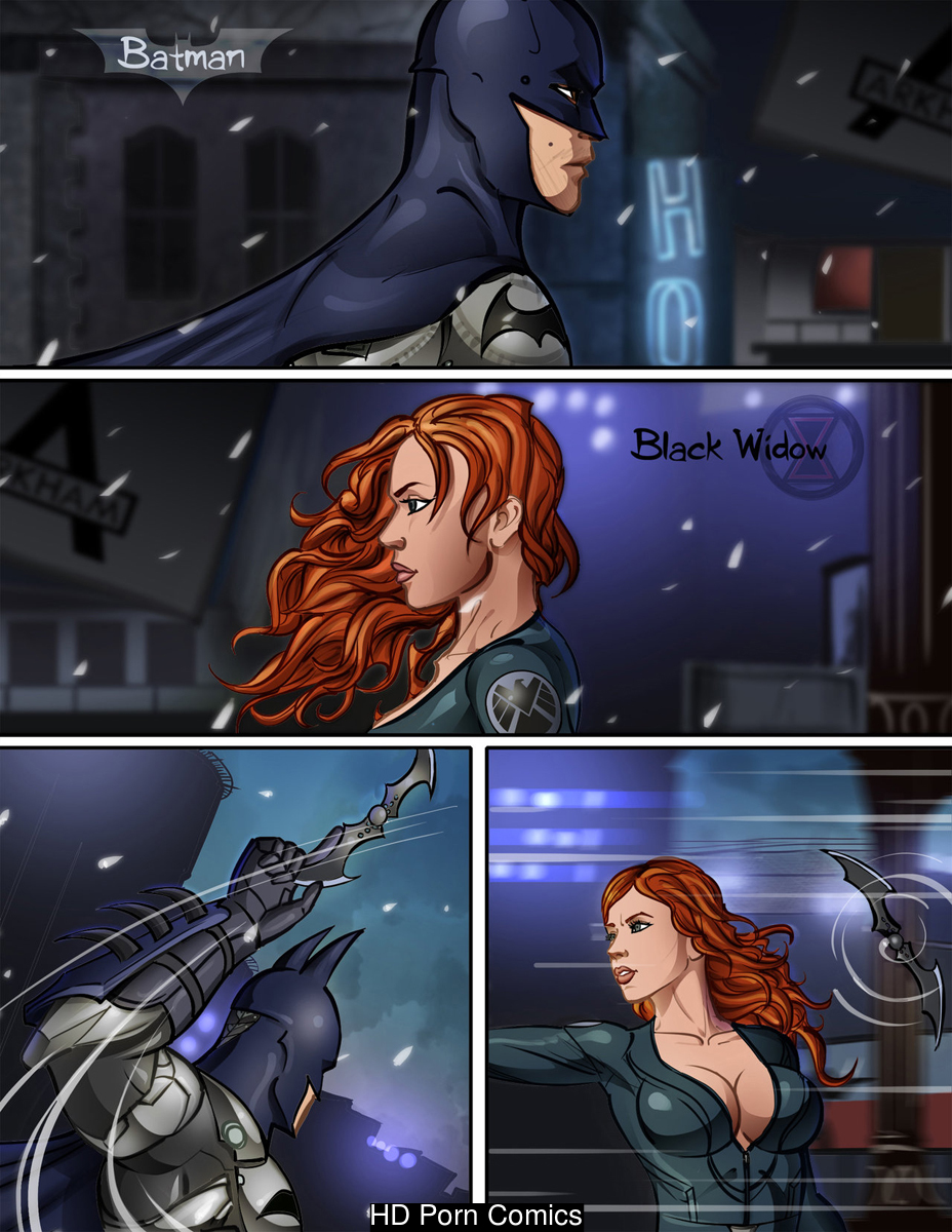 Batman vs Black Widow comic porn | HD Porn Comics