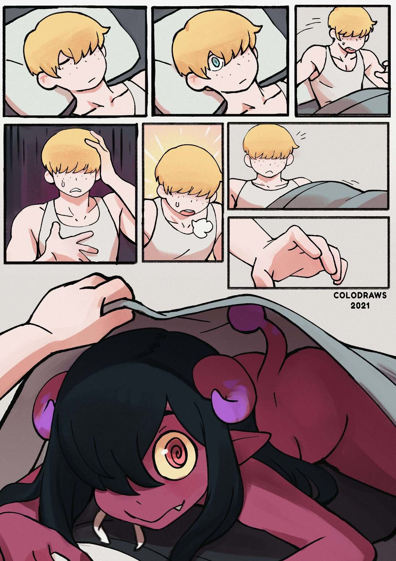 Sexy sleep paralysis demon