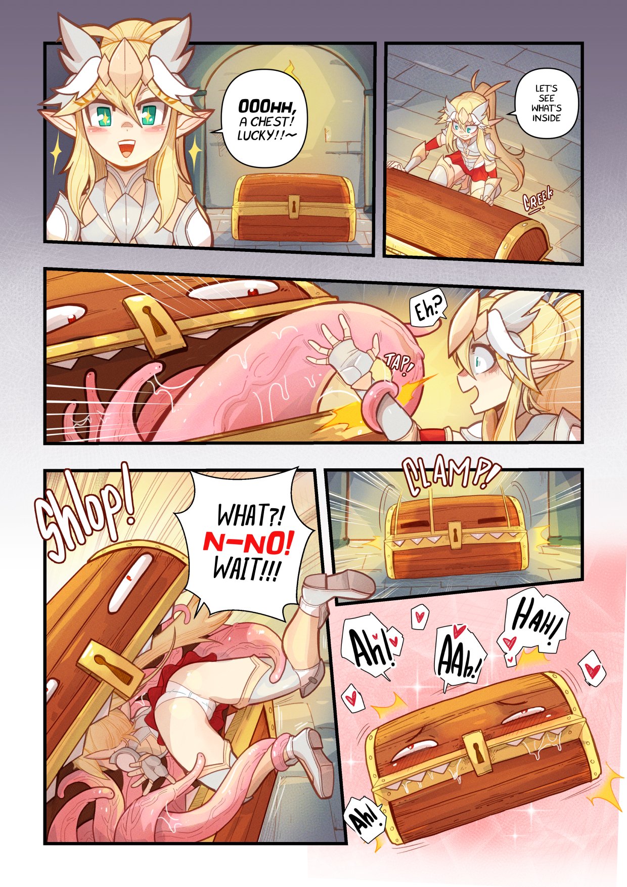 Mimic chest porn comic
