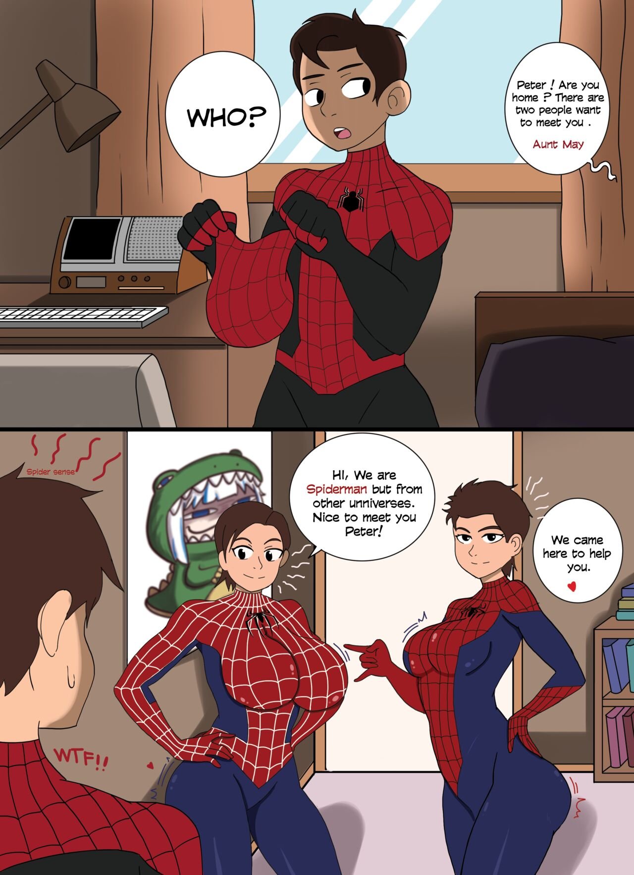 Spider man hentai comic