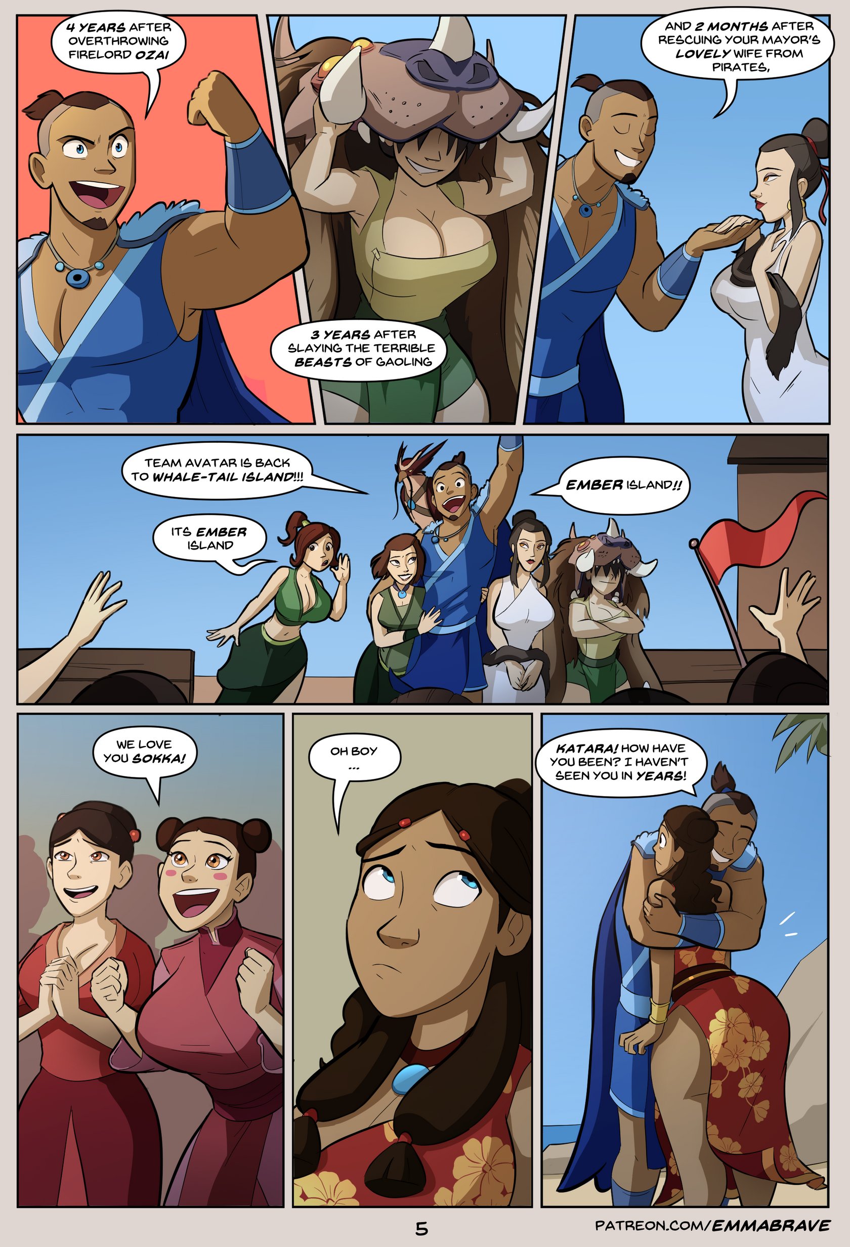 Avatar sex comic