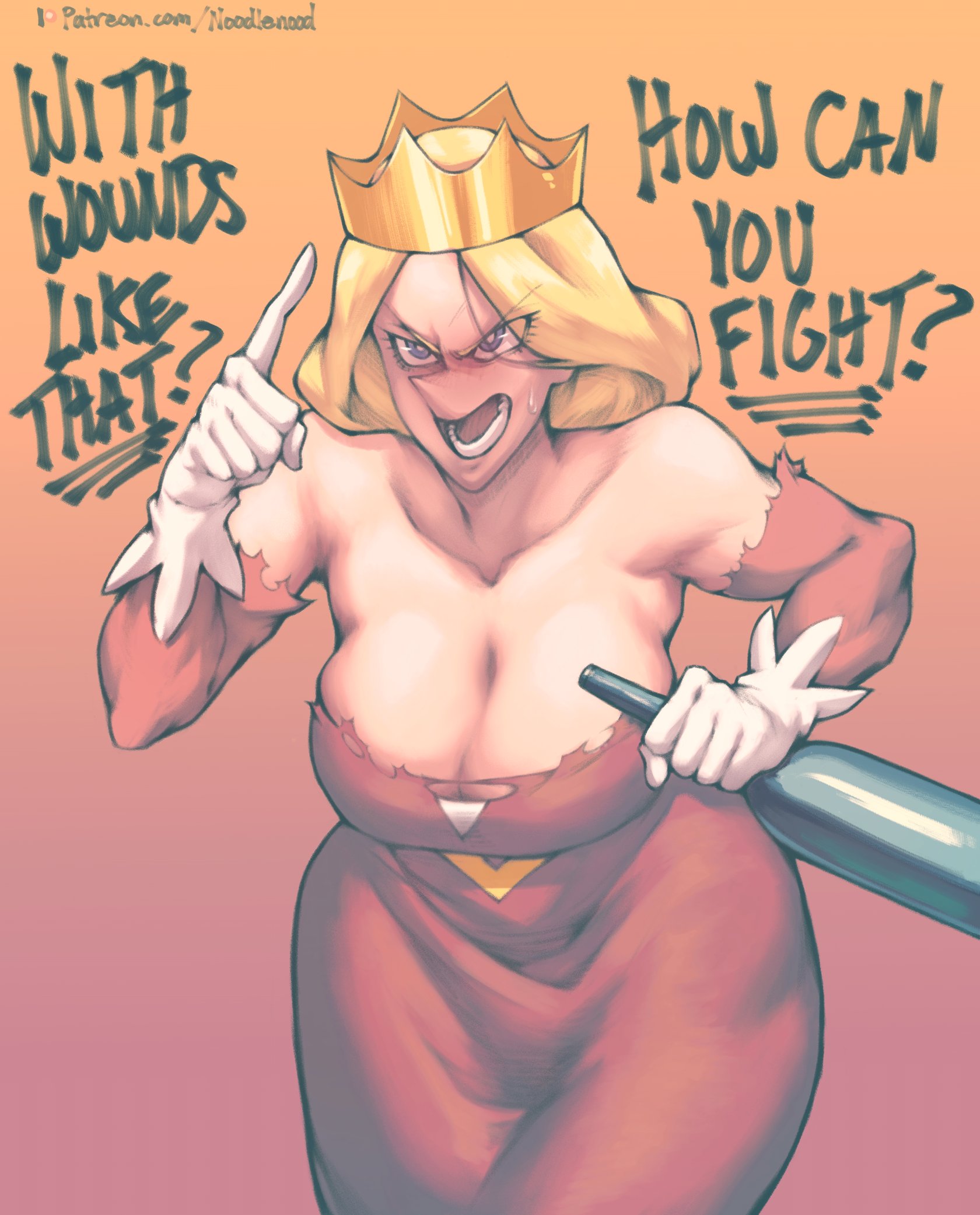 Cartoon Queen Naked - QUEEN HILLING PINUPS comic porn - HD Porn Comics