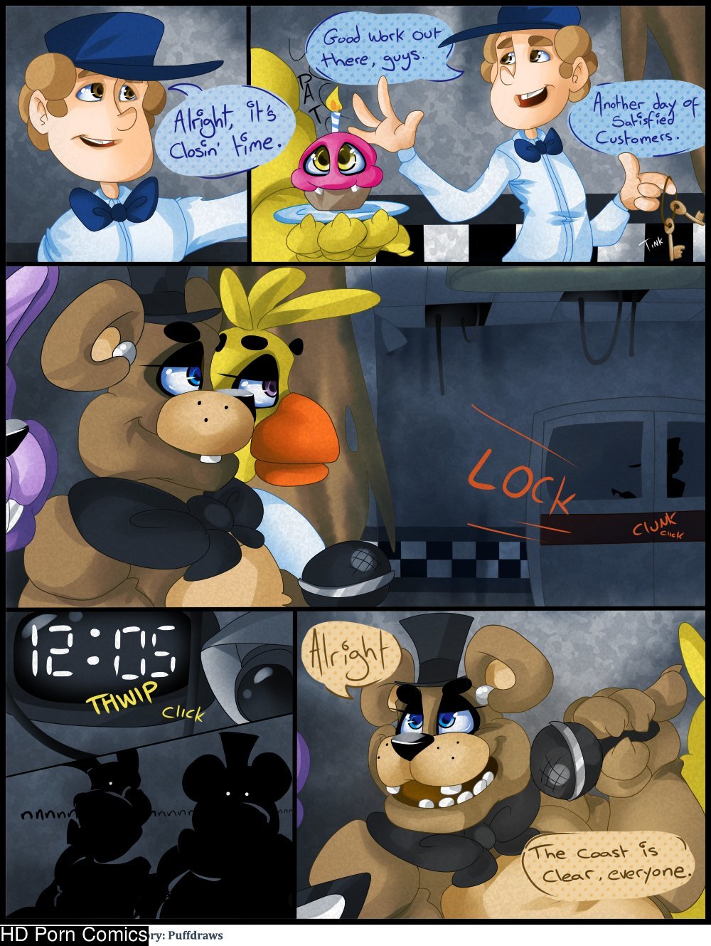 Fnaf yaoi porn comics
